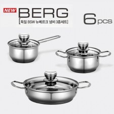 [BSW] NEW 베르크 인덕션 냄비 3종세트-칼라박스