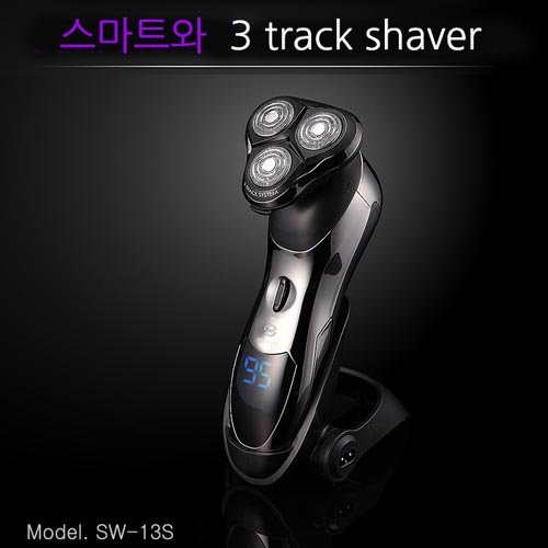 [SMART WA]스마트와 방수형 3D 충전식 전기면도기 SW-13S