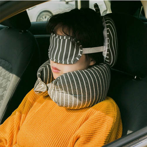 여행용 똑딱이 목베개 기내용 목쿠션