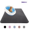 고양이 사막화방지 모래 발판 청소 매트 블랙 40*50(Small)