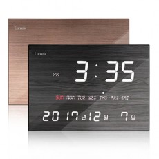 국산 루나리스 FM수신 LED 전자벽시계