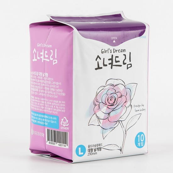 소녀드림 생리대 대형