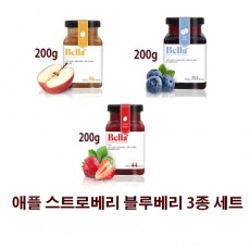 벨라잼 스트로베리 애플 블루베리 3종 선물세트
