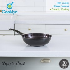 [수미네반찬 협찬][쿡클린] IH 오가닉블랙 세라믹 궁중팬 28cm OR-28W