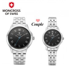 스위스몽크로스 남여커플 시계 MS 7840MF-BK