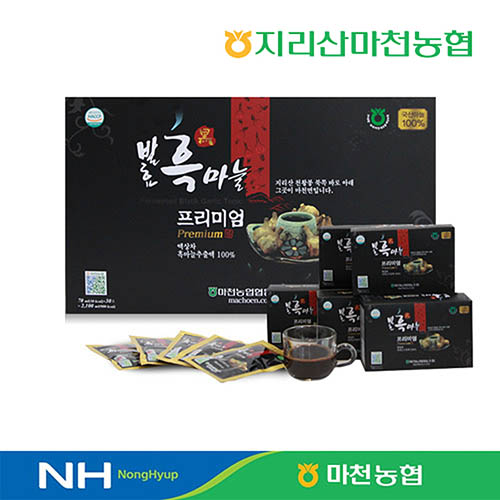 마천농협 지리산 흑마늘진액 프리미엄 70mlx30포