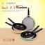 [셰프라인] 리빙앤쿡 티타늄 후라이
팬 4종(팬20cm,팬28cm,팬30cm,궁중28cm)
