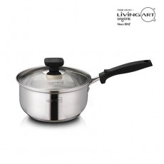 [리빙아트] 제로 스텐 18cm 편수 냄비