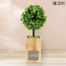 코비 BL60 대나무 LED 알람시계