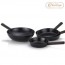 네오플램 노블레스 IH 인덕션 후라이팬 4종세트(F20cm+24cm+28cm*W28cm)