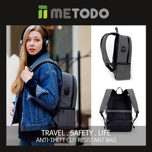 [미토도] 도난방지 방검 백팩(여행포함) TSL-205