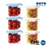 다토 밀폐용기 33호(1200ml*3개,1800ml*3개)