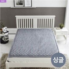 [더조은잠] 마이크로모달 온열DC 탄소섬유매트 싱글 웨이브블루