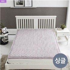 [더조은잠] 마이크로모달 온열DC 탄소섬유매트 싱글 웨이브핑크