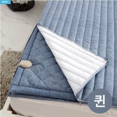 [더조은잠] 마이크로모달 온열DC 탄소매트 전용커버 퀸 블루