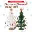 Christmas Character Wood Tree 오브제 CMWT1003