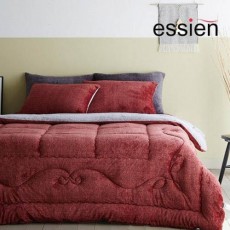 에씨앙 모니카 극세사 이불(SS) 1P + 패드(S) 1P 2종세트 챠콜,와인 택1