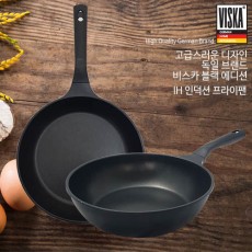 독일 비스카 블랙에디션 IHF-2028  프라이팬  2종세트 B형( 케이스포함 )