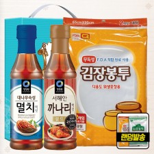 청정원 멸치액젓 까나리액젓 김장봉투대(3종)-타신