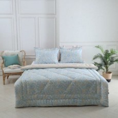 [쉐모아] 멘트리 옐로우 마이크로 차렵이불Q 3종세트(이불1P,패드1P,베개커버2P)