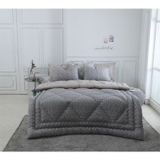 [쉐모아] 보히니 마이크로 차렵이불Q 풀세트(이불1P,패드1P,베개커버2P,베개솜2P)