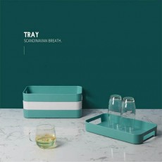 온나 사각 모던 컬러 카페 트레이 쟁반