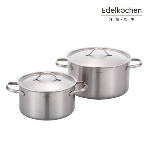 에델코첸 에디션 통3중 IH 스텐냄비 2종D