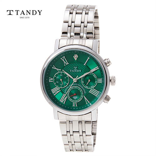 탠디 프린스 다이아몬드 메탈시계 T-3605 GREEN