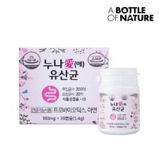 어바틀 누나애 유산균 500mg x 30캡슐(1개월분)