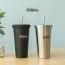 프란델리 스텐 텀블러 16oz 500ml (뚜껑 2 in 1)실버/블랙