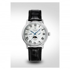 니바다 남성용 멀티펑션 가죽 시계 1006