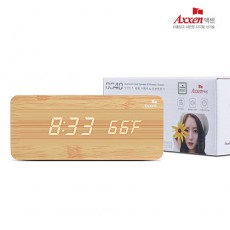 엑센 다용도 탁상시계 BS40 / 블루투스스피커 / 무선충전