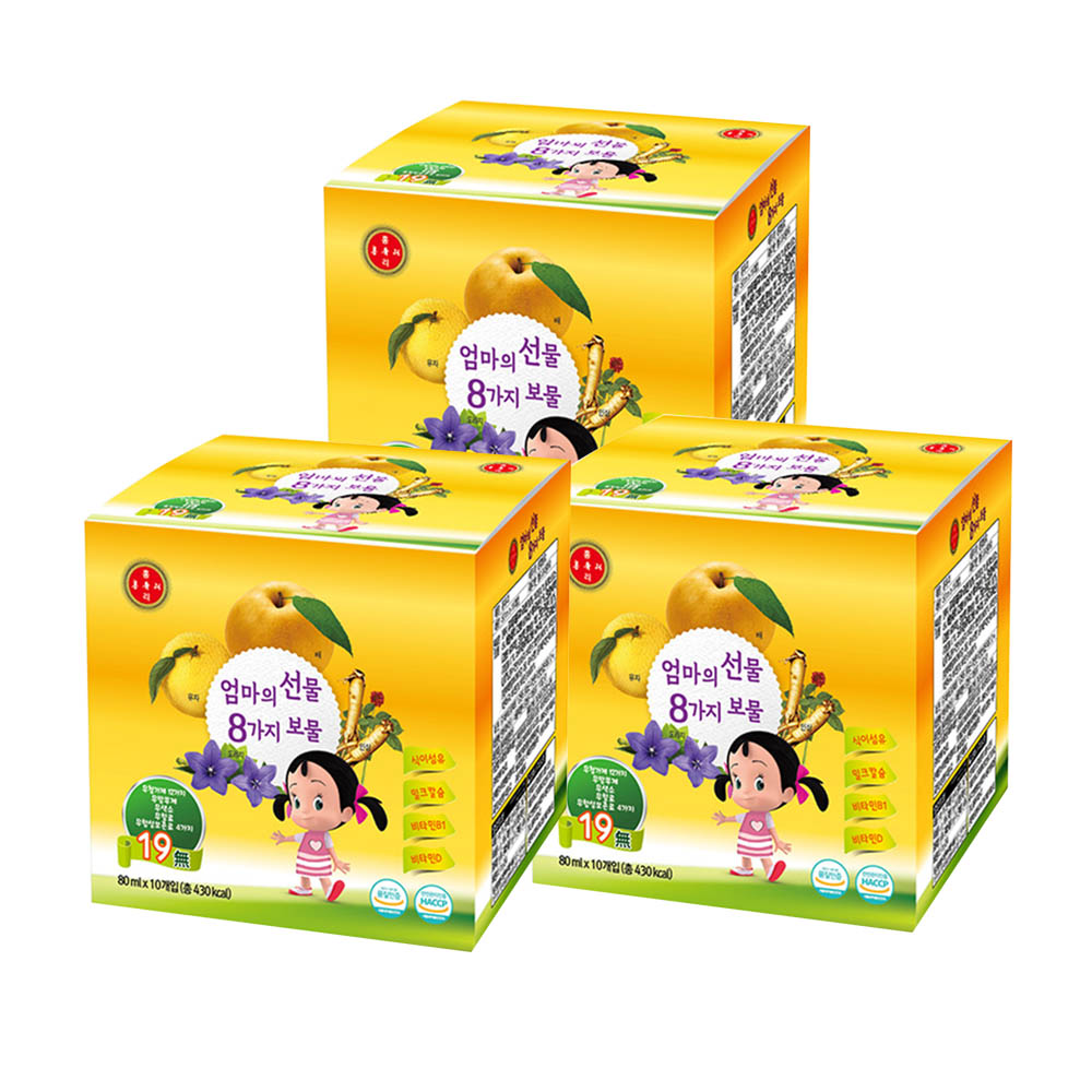 목이 맑아지는 샘 홍유리 130ml x 30ea / 어린이용
