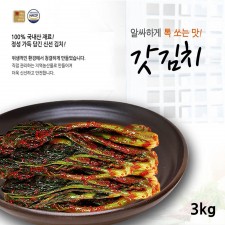 전라도사계절맛김치 갓김치 3kg