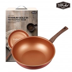 탑셰프 티타늄골드IH궁중팬26cm 1P