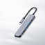 유니콘 C타입 6in1 HDMI 멀티 USB3.1 허브 4K 미러링 PD 87W 충전 지원 알루미늄 TCH-P30