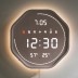 플라이토 3세대 백라이트 터닝 폴리곤 온습도 LED 벽시계