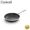 [Cookcell] 쿡셀 통3중 더블 세라믹 코팅 블랙에디션 IH 프라이팬 20cm / 품번 : 03000