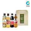청정원 명절세트J (요리유 500ml, 요리올리고당 700g, 진간장 500ml, 사과식초 500ml)