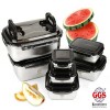 GGS 스테인레스 밀폐용기 직사각형 2PC (7,500ml(2P))