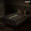 [폴라로이드] polaroid 문라이트 극세사 담요 (어둠속에 빛나는 폴라로이드 로고)