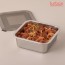 쉬젤 러반 스테인레스 스퀘어 밧드 304 소 16cm 3p세트 (와이어렉,뚜껑포함)