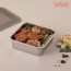 쉬젤 러반 스테인레스 스퀘어 밧드 304 중 20cm 3p세트 (와이어렉,뚜껑포함)