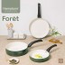 [Hamptons] 햄튼 포레 세라믹 인덕션 소테팬 20F+26F+24W 3종 세트 (손잡이 칼라박스 포함)