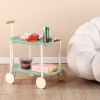 이동식 사이드 테이블 트롤리 2단