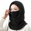 겨울 바라클라바 후드 넥워머 일체형 남자 여성 방한 보온 기모안감 목토시 /블랙