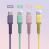 [모락] 캔디 젤리 USB 라이트닝 8핀 고속 충전 케이블 MR-USB-CJ8 (4개입)