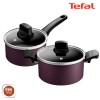 테팔 인덕션 티타늄 멜로디 냄비 2종 세트 (편수냄비 16cm + 양수냄비 20cm)