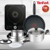 [테팔] 스피디 1구 인덕션레인지+인덕션 프리즘 팬&냄비 2P 세트(팬28+양수20)+IH 매직핸즈 뉴 이모션 스텐 멀티 6P 세트 IH7218IP8P0EMMH6