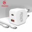 애니존 PD PPS 25W 2포트 초고속 충전기 ANY-PD25WAC